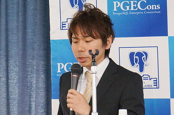 技術部会WG1の慶松明嗣氏（NEC）