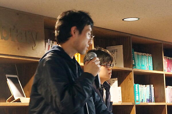 西田孝三氏（左）と三軒家佑將氏（右）