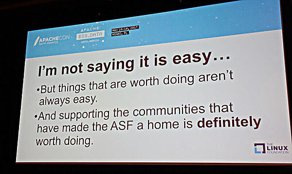 困難ではあるがやりがいのある仕事、それがThe Apache Wayだという