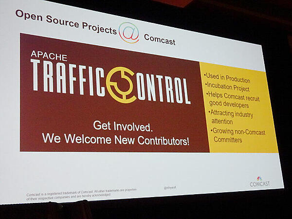 ComcastがリードするCDN、Apache Traffic Control