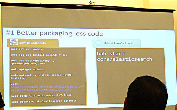 Habitatによる記述がシンプルであるという例