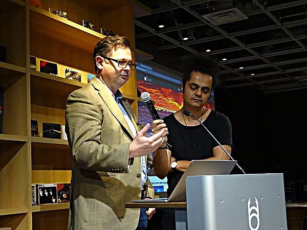 MorphtのWoodman氏（左）とWatson氏（右）