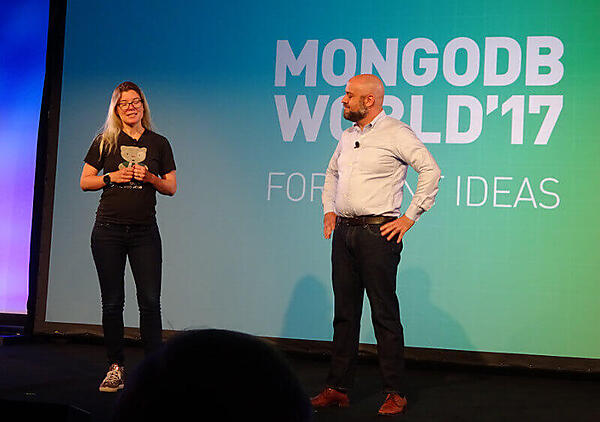 CMOのEisenberg氏（左）とVPのKreuter氏（右）