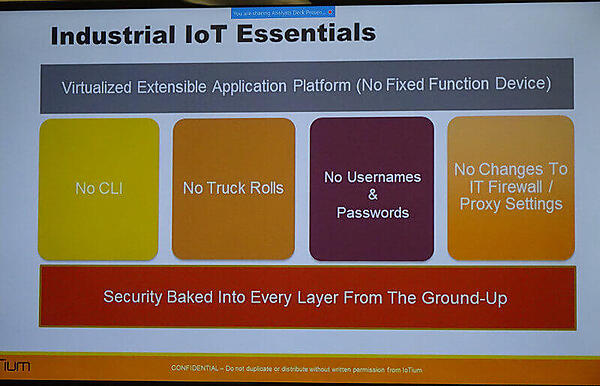 IoTiumが考えるインダストリアルIoTの必要要件