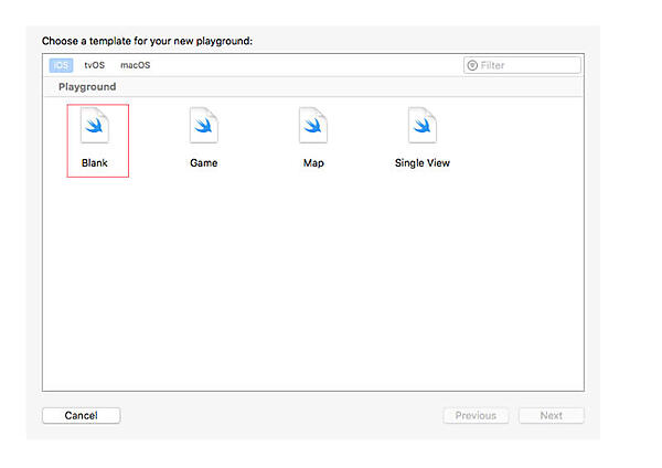 Blankを選択し、ゼロからコードを入力する