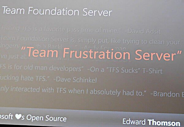 Team Foundation Serverの社内で評判は散々