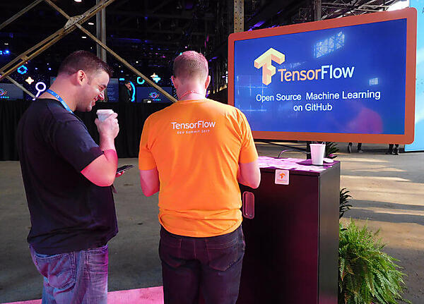 Googleのデモブース