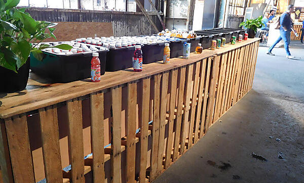 ドリンクは大量に用意されていた