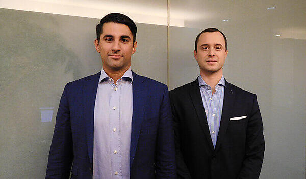 CTOのパラディーノ氏（左）とCEOのマリエッティ氏（右）