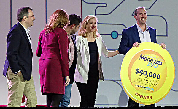 賞金を勝ち取ったSteadyのCEO、Adam Roseman氏