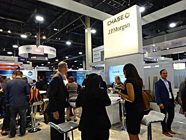 JPMorgan Chaseのブース