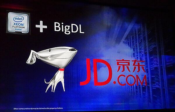 キーノートで紹介されたJD.comでのBigDL