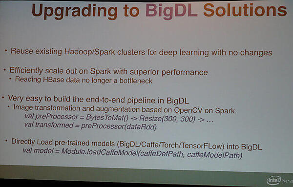 BigDLをSpark上で稼働させる理由