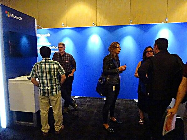 Microsoftのブース