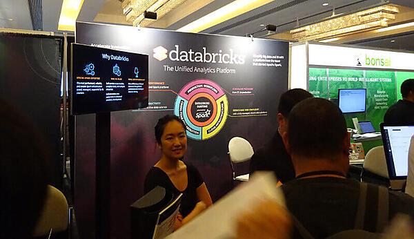 Databricksのブース