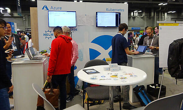 Microsoftのブース