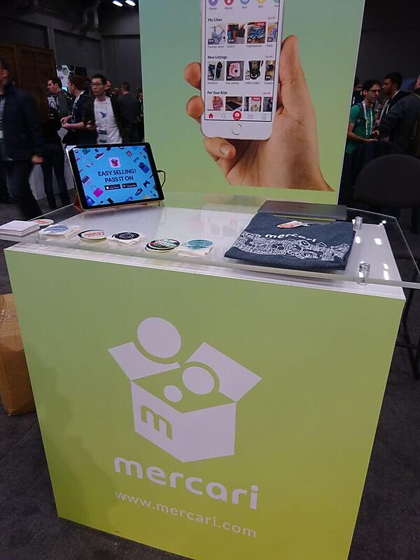メルカリのブース