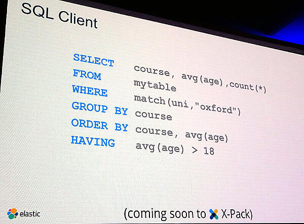 SQL ClientでSQLを用いた検索が可能に