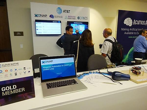 AT＆Tの展示ブース