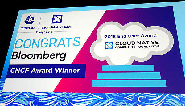End User AwardはBloomberg