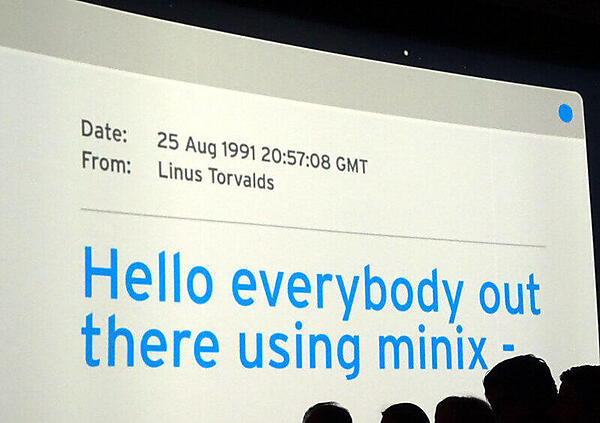 Linusが出したLinuxに関する最初のメール