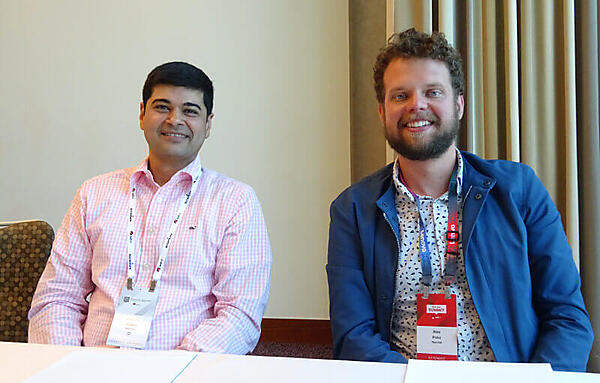 Badani氏（左）とPolvi氏（右）