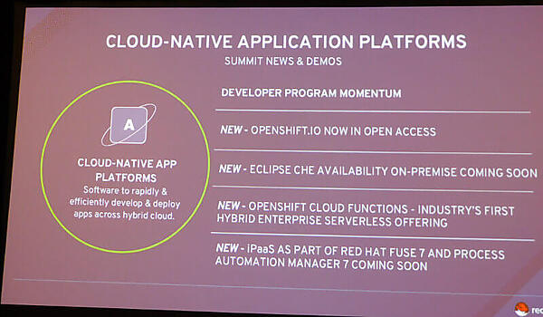OpenShift.ioでオンプレミスの実装が間もなく可能になるという