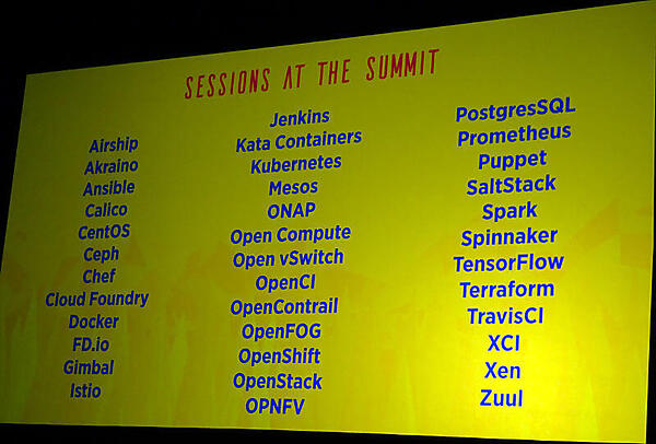 様々なOSSを紹介。Tungsten Fabricへと変わったOpenContrailがそのままなのはご愛嬌