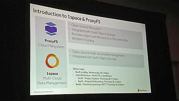 図2: ProxyFSと1space