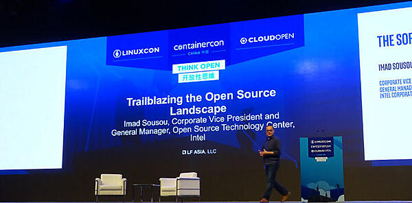 北京には「家族連れで来ている」と語るIntelのImad Sousou氏