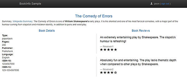 図17：V2のreviewsサービスが呼び出されている