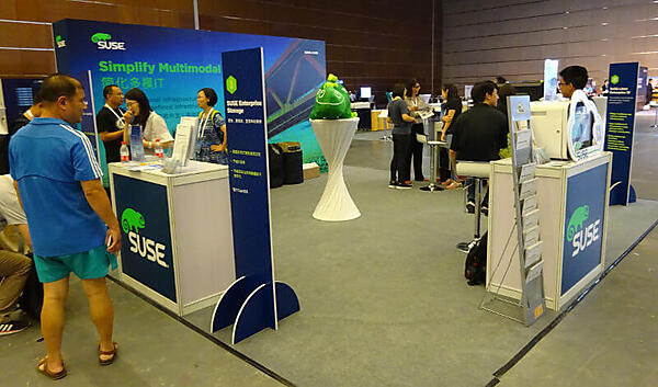 SUSEのブース