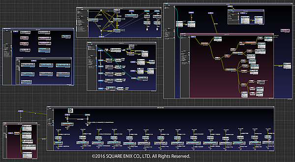 AIグラフエディター上で作られたあるモンスターのAIグラフ