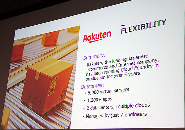 楽天におけるCloud Foundryの事例紹介