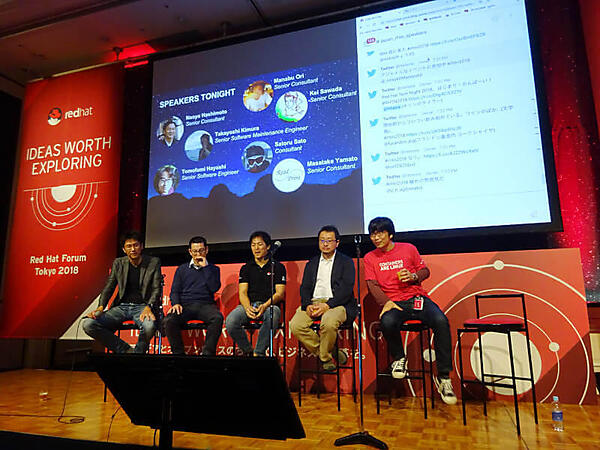 Tech Nightで登壇したレッドハットのエンジニア