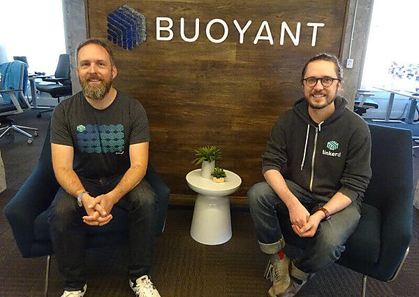 CEOのWilliam Morgan氏（左）とOliver Gould氏（右）