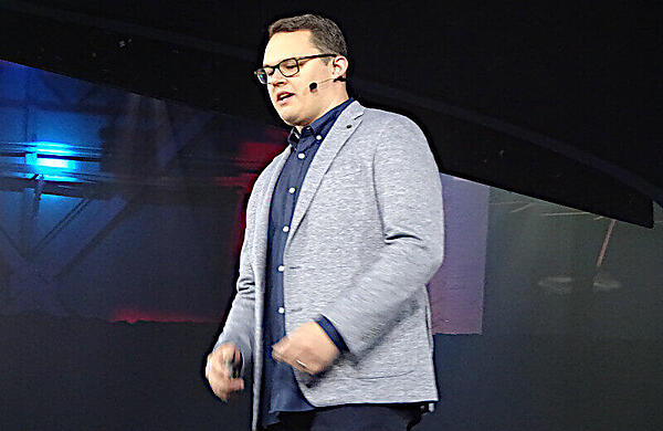 登壇したGitHubエコシステムの責任者、Kyle Daigle氏