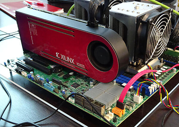 VCU1525によるイメージ認識。GoogLeNetを使用