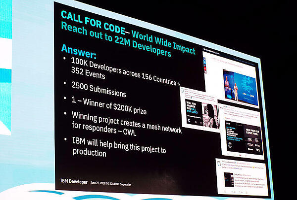 IBMがバックアップするCall for Codeの紹介
