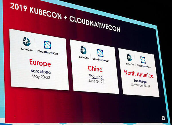 来年のKubeConはバルセロナ、上海、そしてサンディエゴ