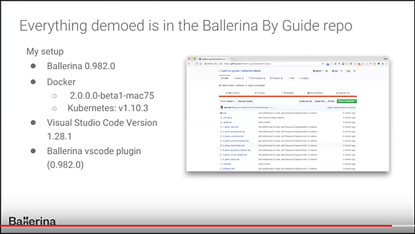 デモに使われたコンポーネントのバージョンなど