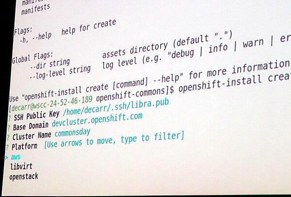 コマンドラインによるOpenShiftクラスターのインストール