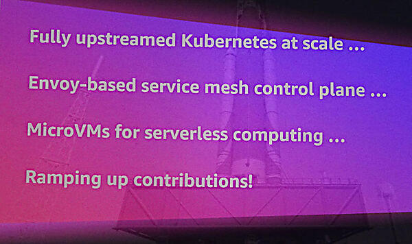 Kubernetes、Envoy、Firecrackerなどをプッシュ