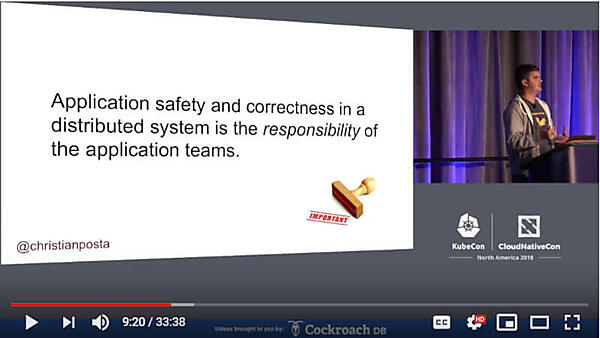 エラー処理やリトライなどはアプリケーション開発チームの責任