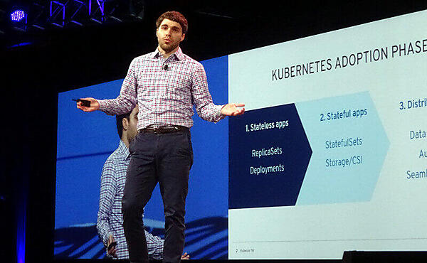 Operator Frameworkを紹介するRed HatのSzumski氏