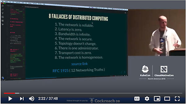 ネットワークのリアルを紹介するBisconti氏