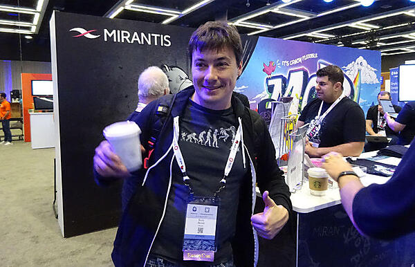 MirantisのブースにはCMOが