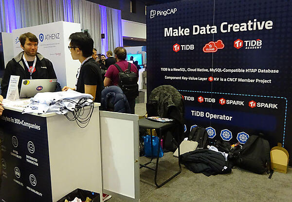 PingCAPのブース