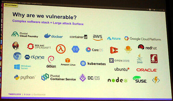 多くのモジュールで構成されるシステムは攻撃に晒されやすい