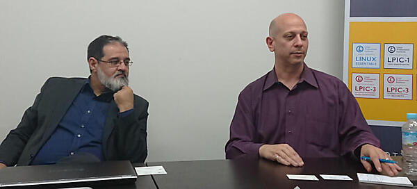 da Silva氏（左）とRice氏（右）